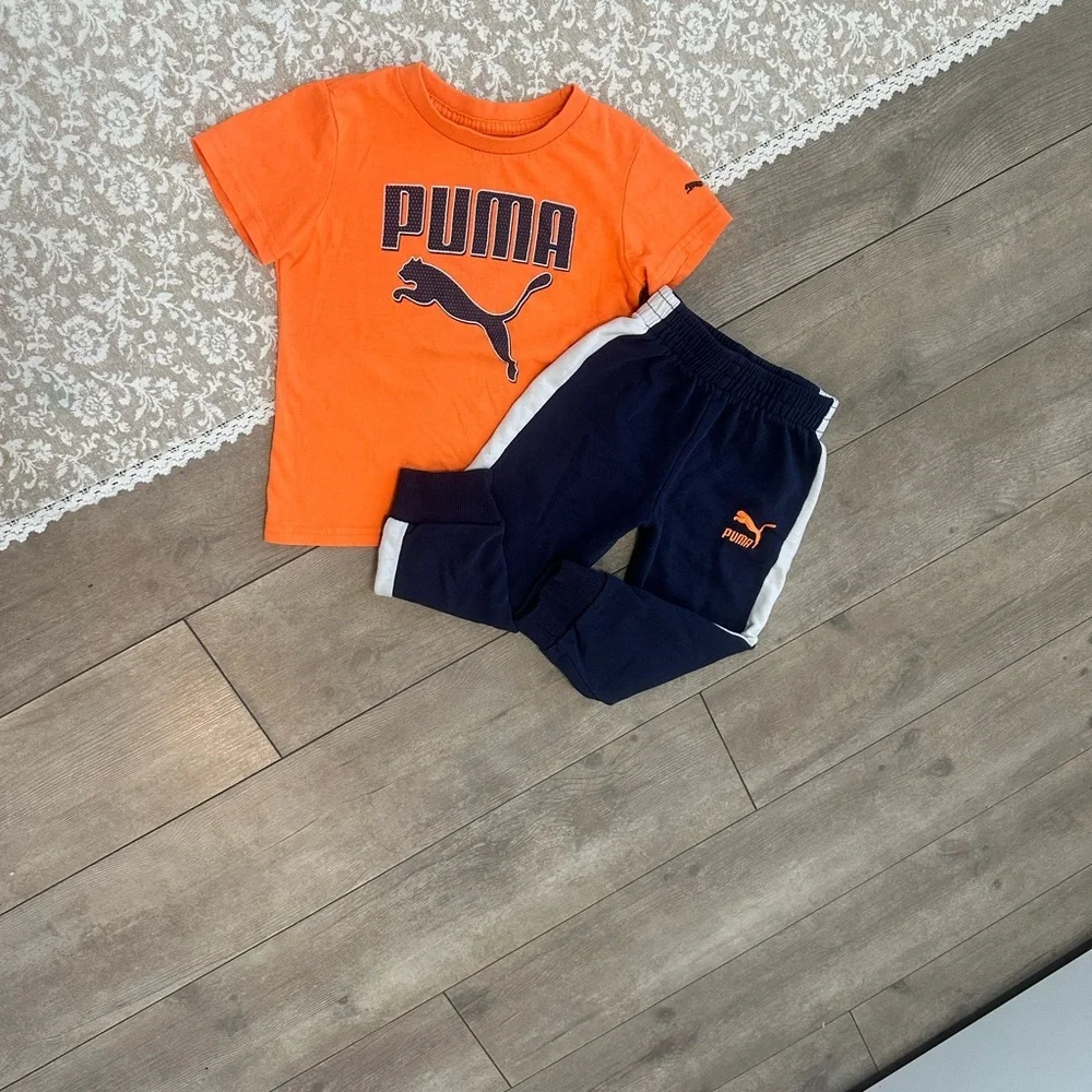 Puma Vibrant Orange Tee - Picture 12 of 16